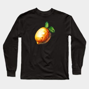 Watercolor lemon Long Sleeve T-Shirt